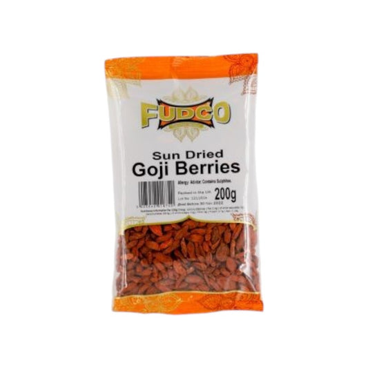 FUDCO SUN DRIED GOJI BERRIES 200gms