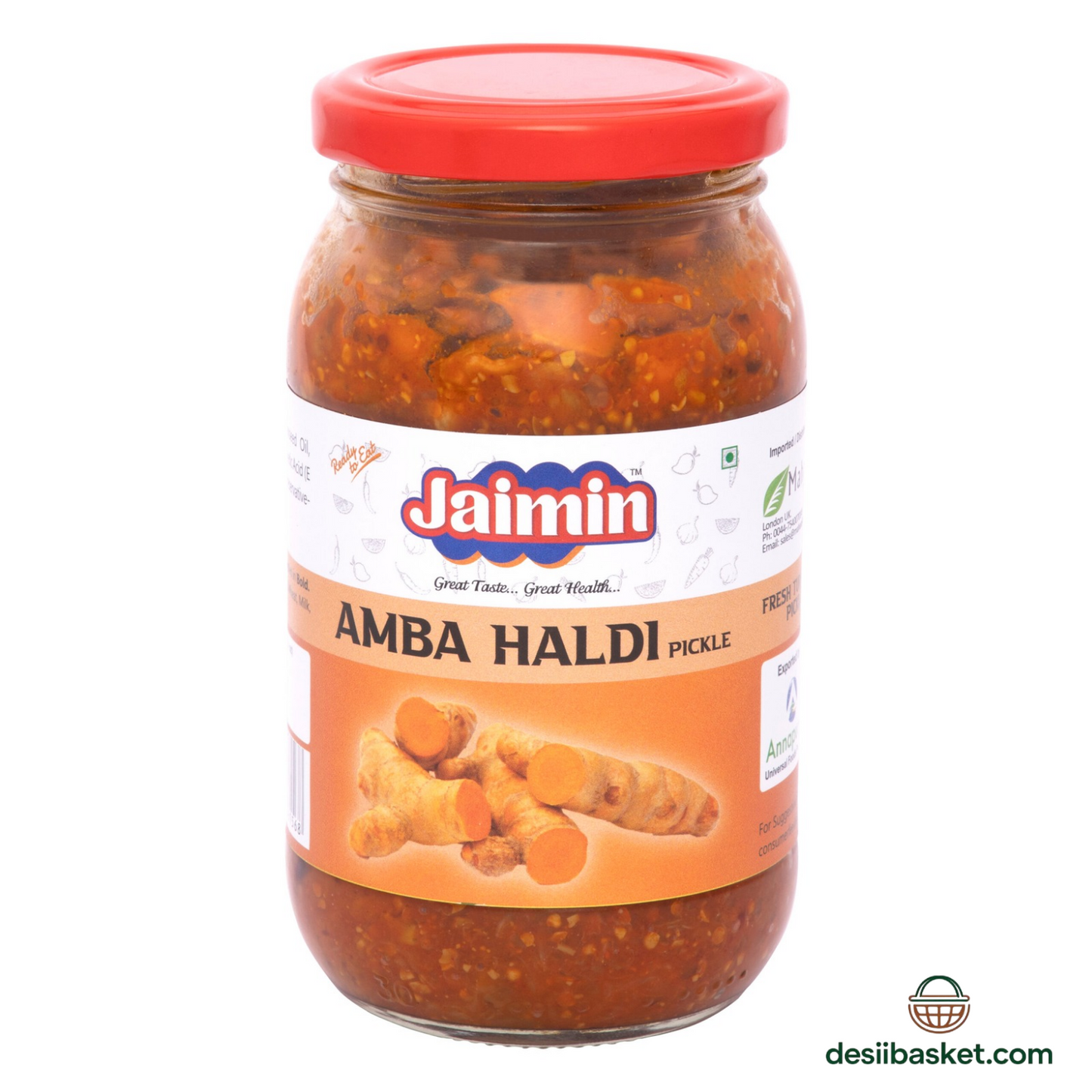Jaimin Amba Haldi Pickle 400g