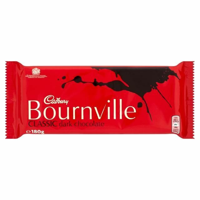 Cadbury Bournville Classic Dark Chocolate 180 g