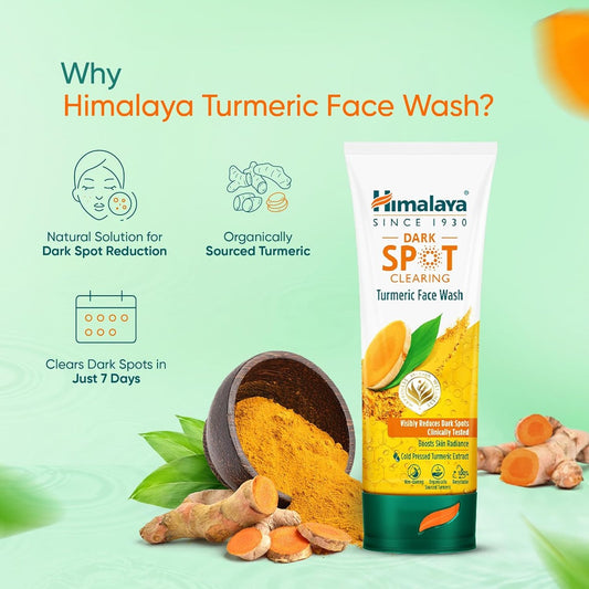 Himalaya Dark Spot Clearing Turmeric Face Wash — 75 ml