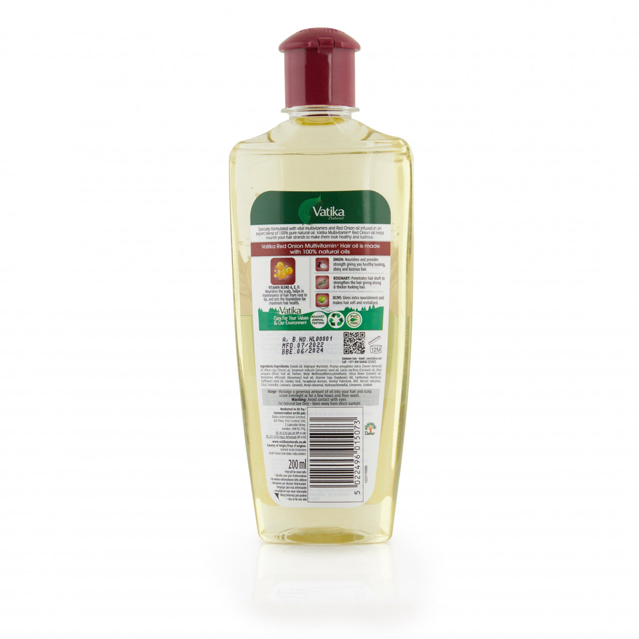 Vatika Red Onion Multivitamin Hair Oil – 200 ml