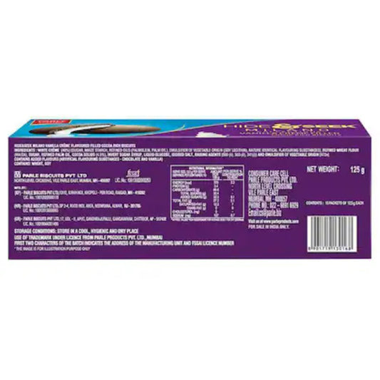 Parle Hide & Seek Milano Vanilla Creme Center-Filled Biscuits – 125 g