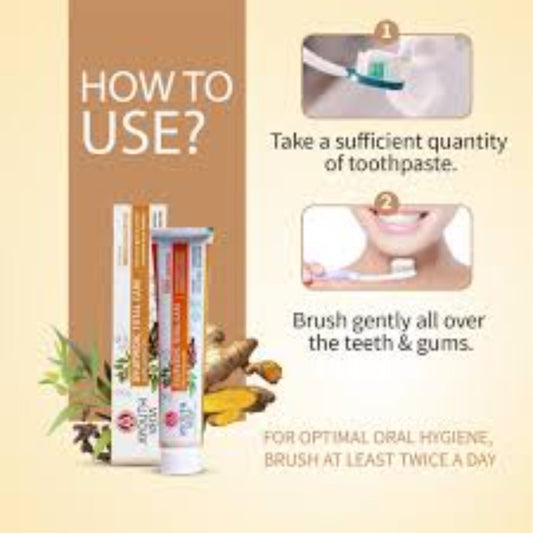 Ayouthveda Herbal Toothpaste Set – 100 g × 2 (BOGO)