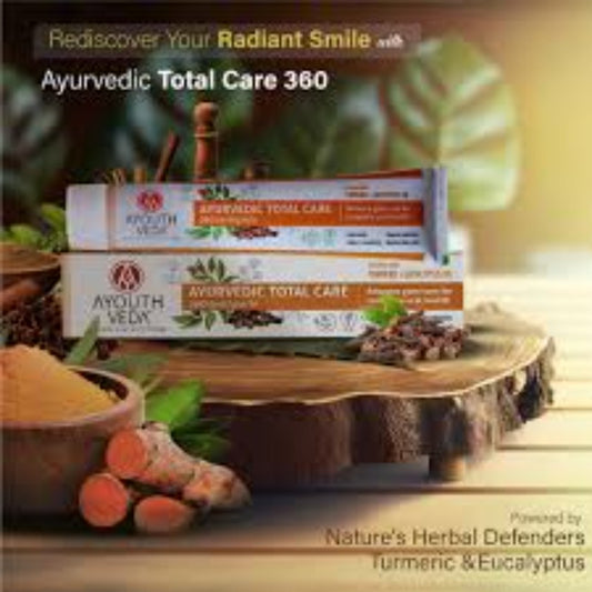 Ayouthveda Herbal Toothpaste Set – 100 g × 2 (BOGO)